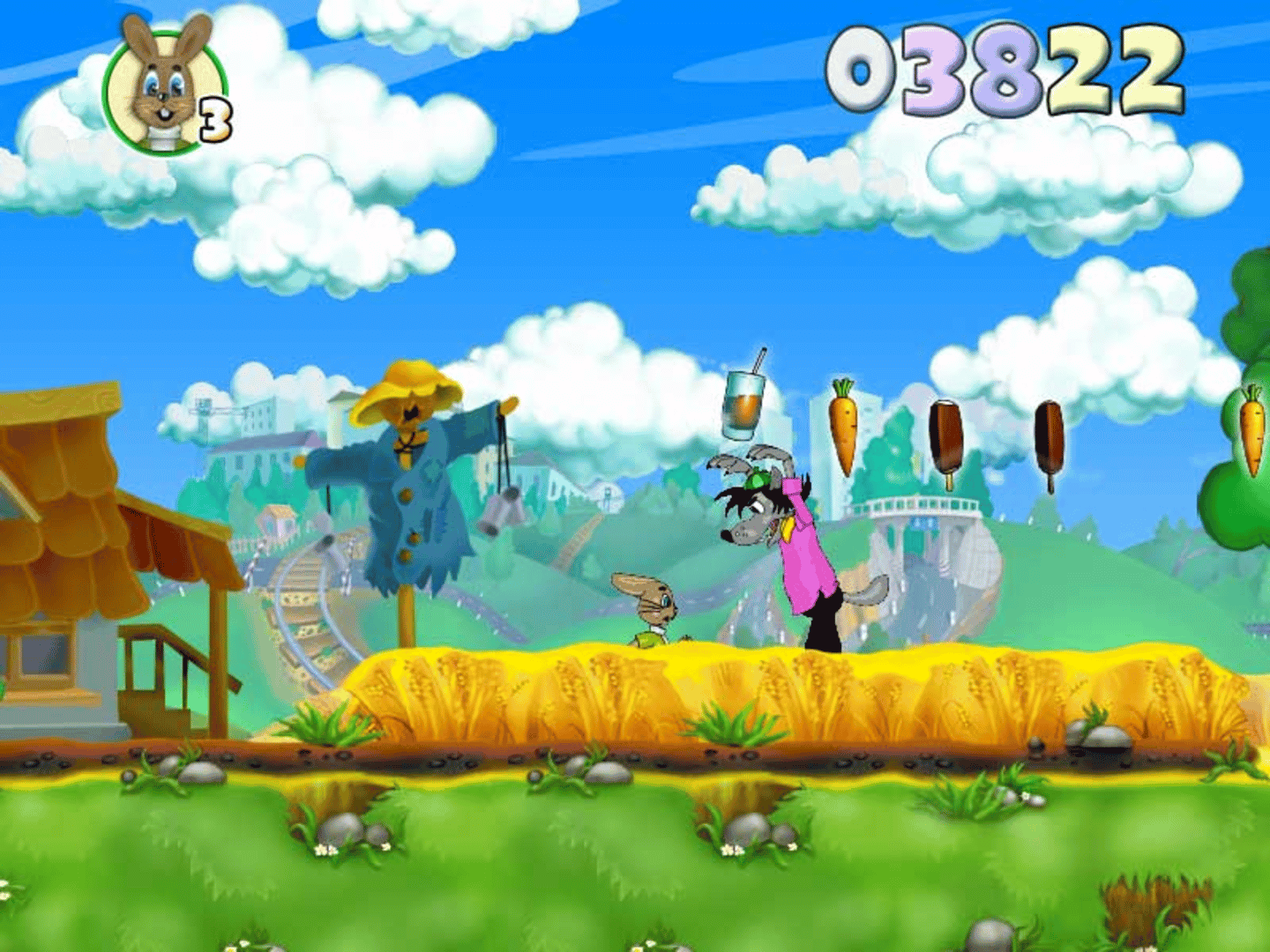 Nu, pogodi! Vypusk 4: Dogonyalki screenshot