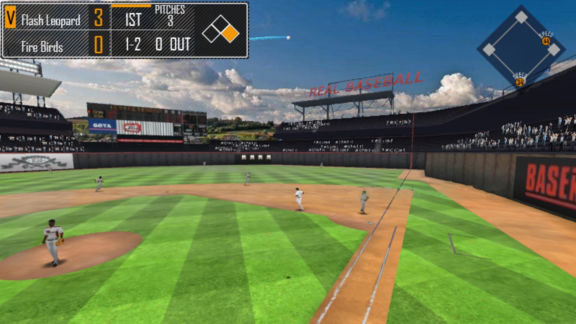 Real Baseball 3D - Screenshot