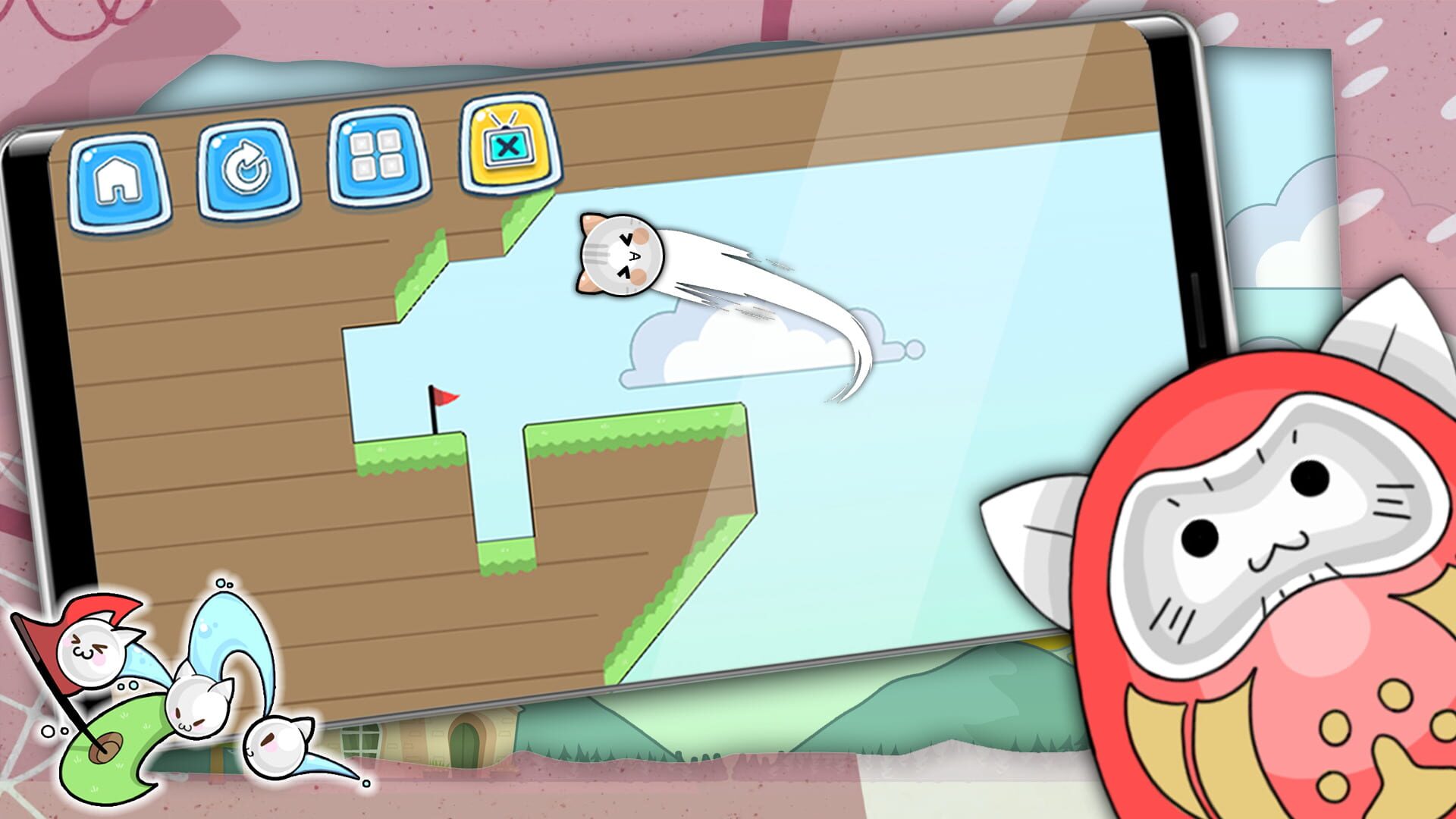 Crazy Golf Cat - Screenshot