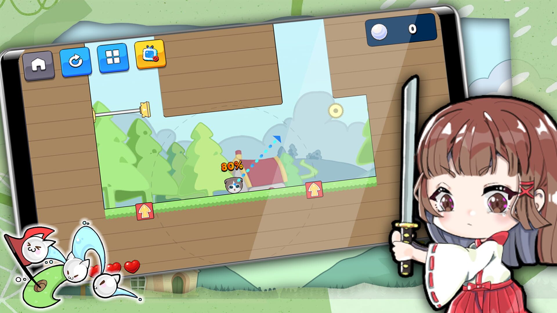 Crazy Golf Cat - Screenshot