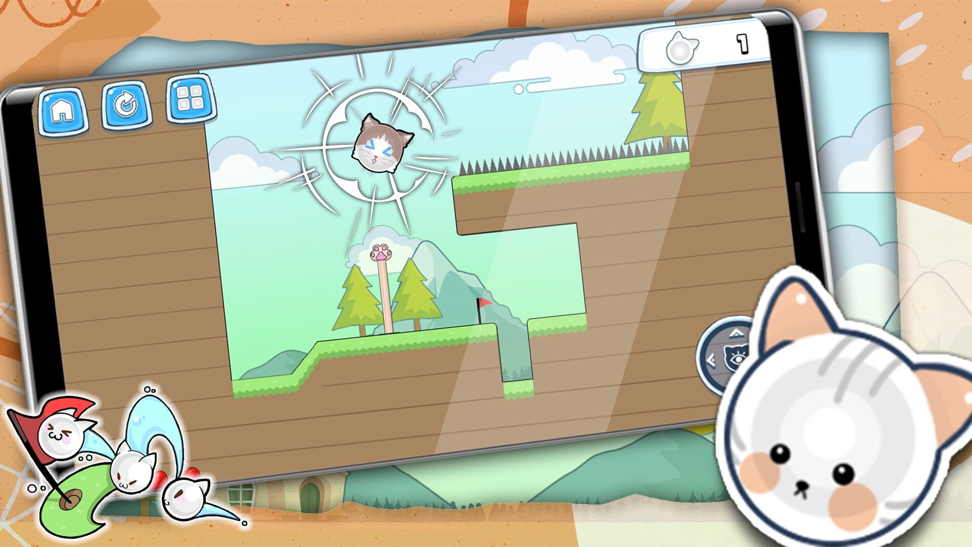 Crazy Golf Cat - Screenshot