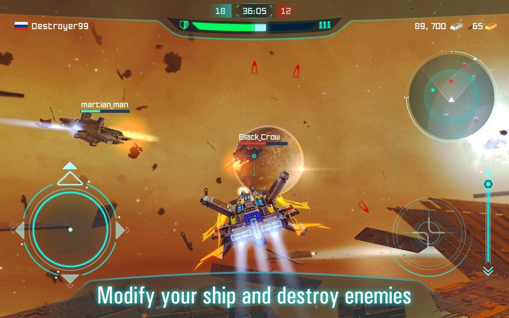 Space Jet: War Galaxy Machines - Screenshot