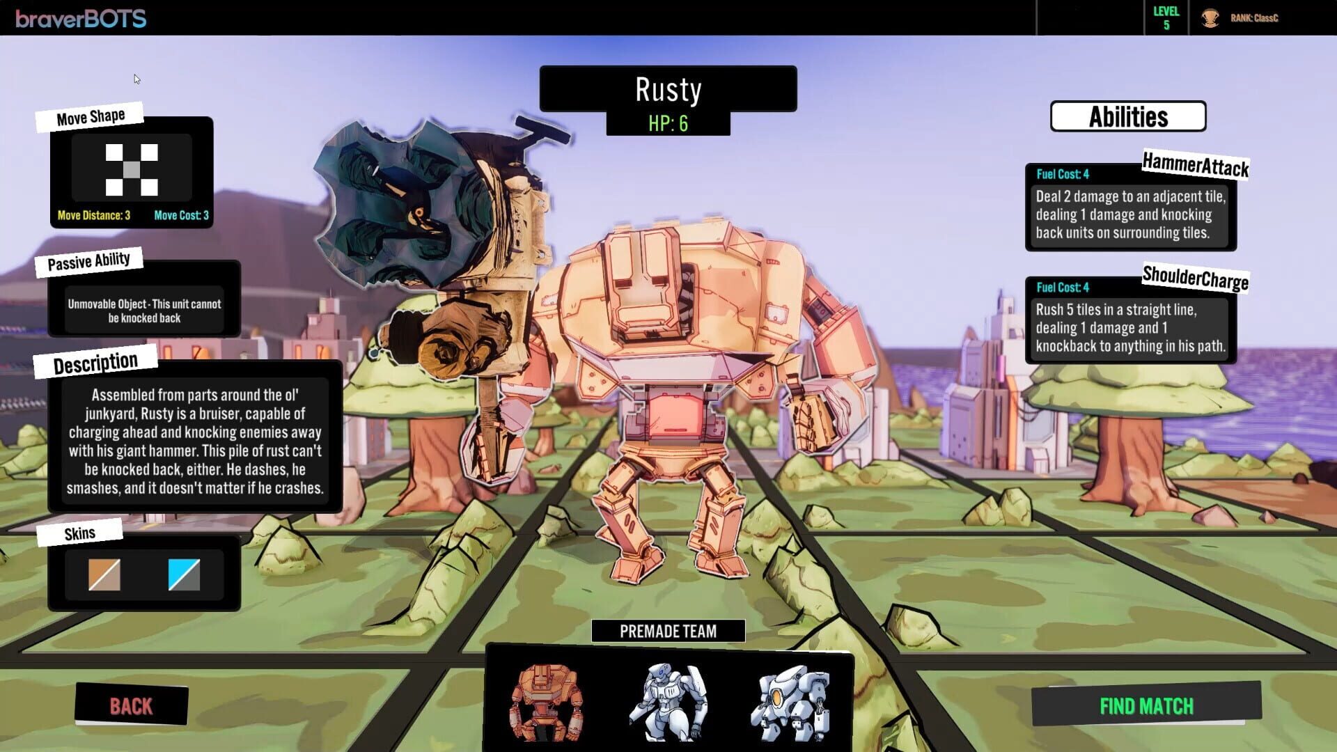 BraverBots - Screenshot