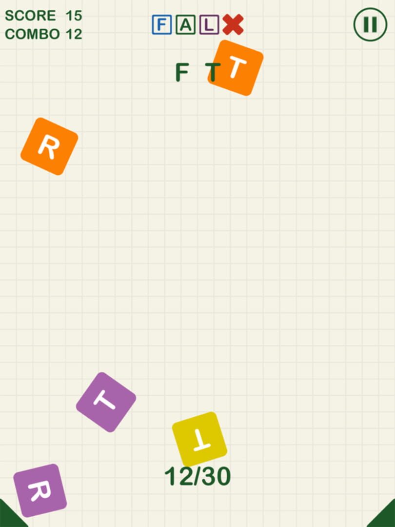 Letter Fall: Swipe Letters - Screenshot