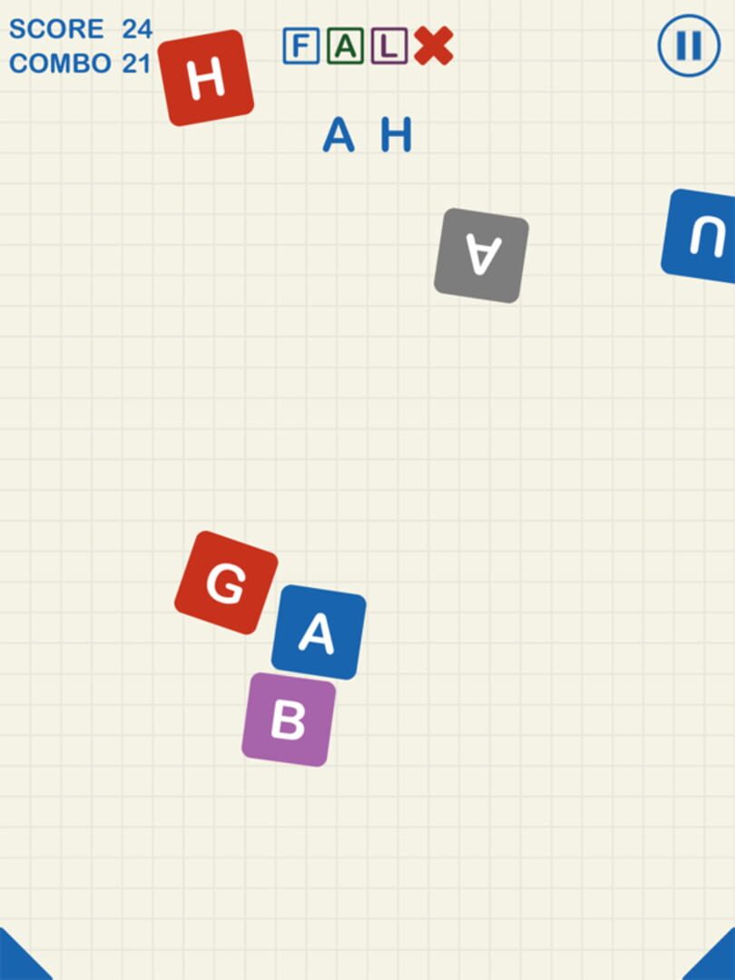 Letter Fall: Swipe Letters - Screenshot