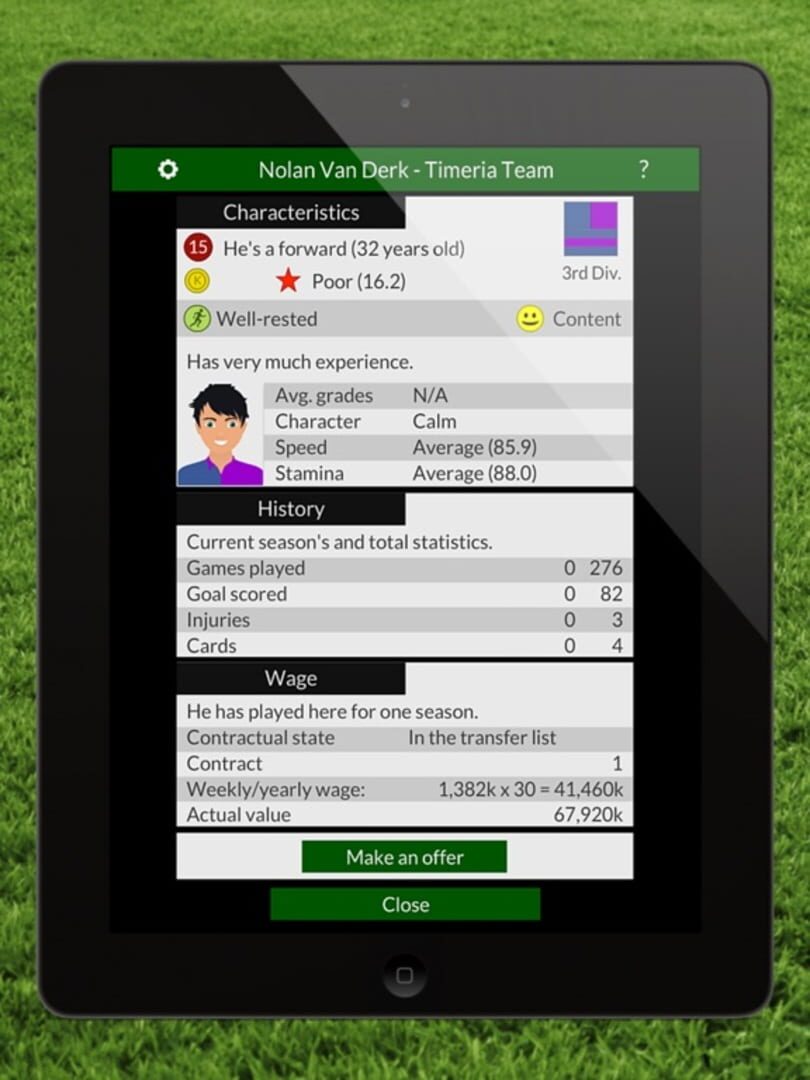 Karza Football Man 2017 - Screenshot