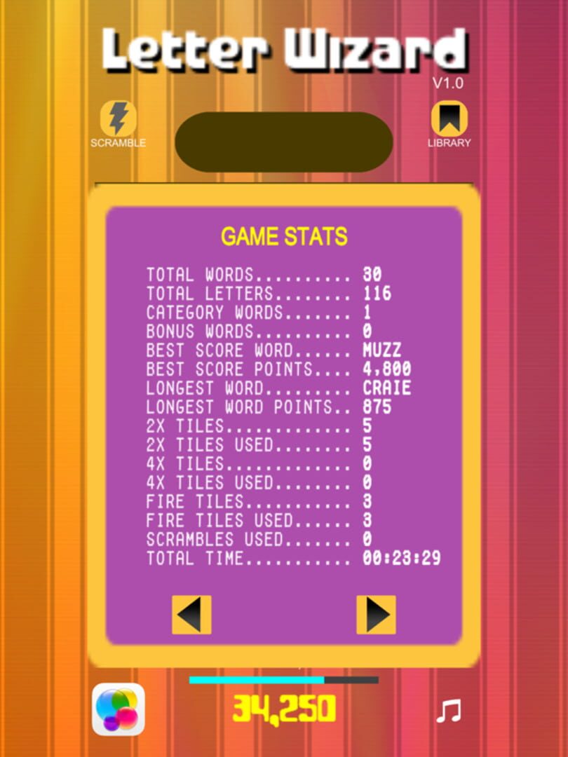 Letter Wizard Arcade - Screenshot