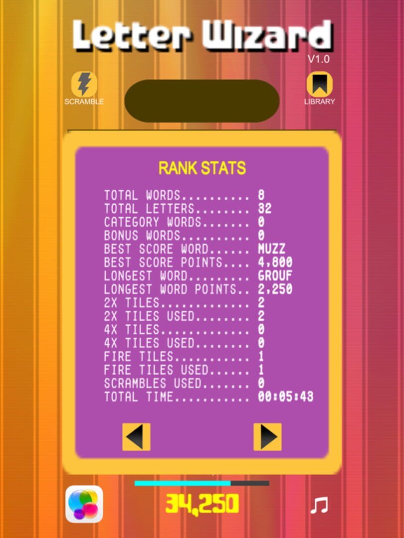 Letter Wizard Arcade - Screenshot