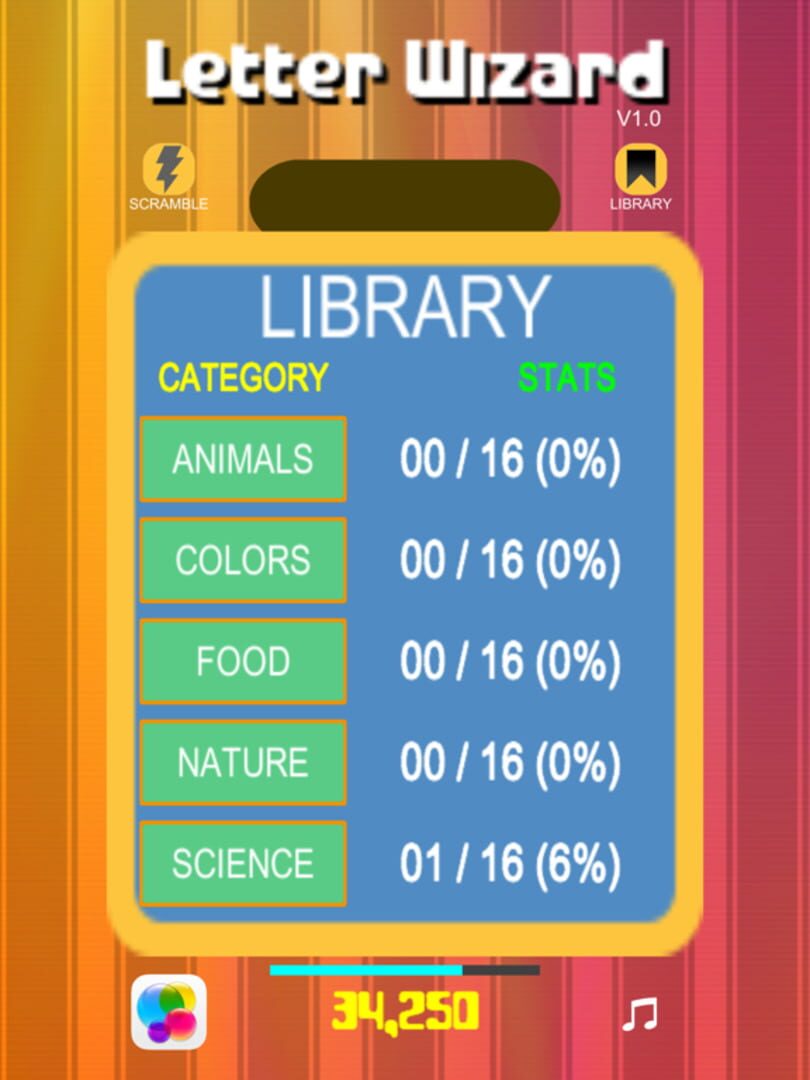 Letter Wizard Arcade - Screenshot