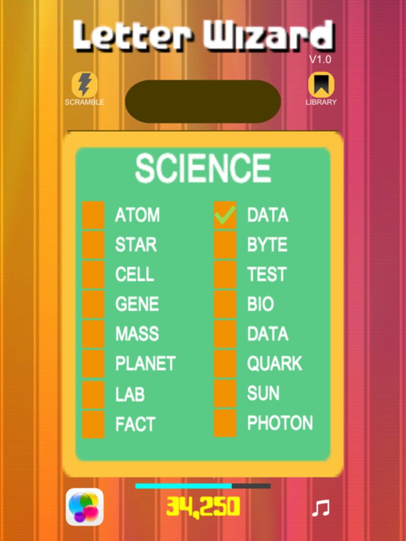 Letter Wizard Arcade - Screenshot