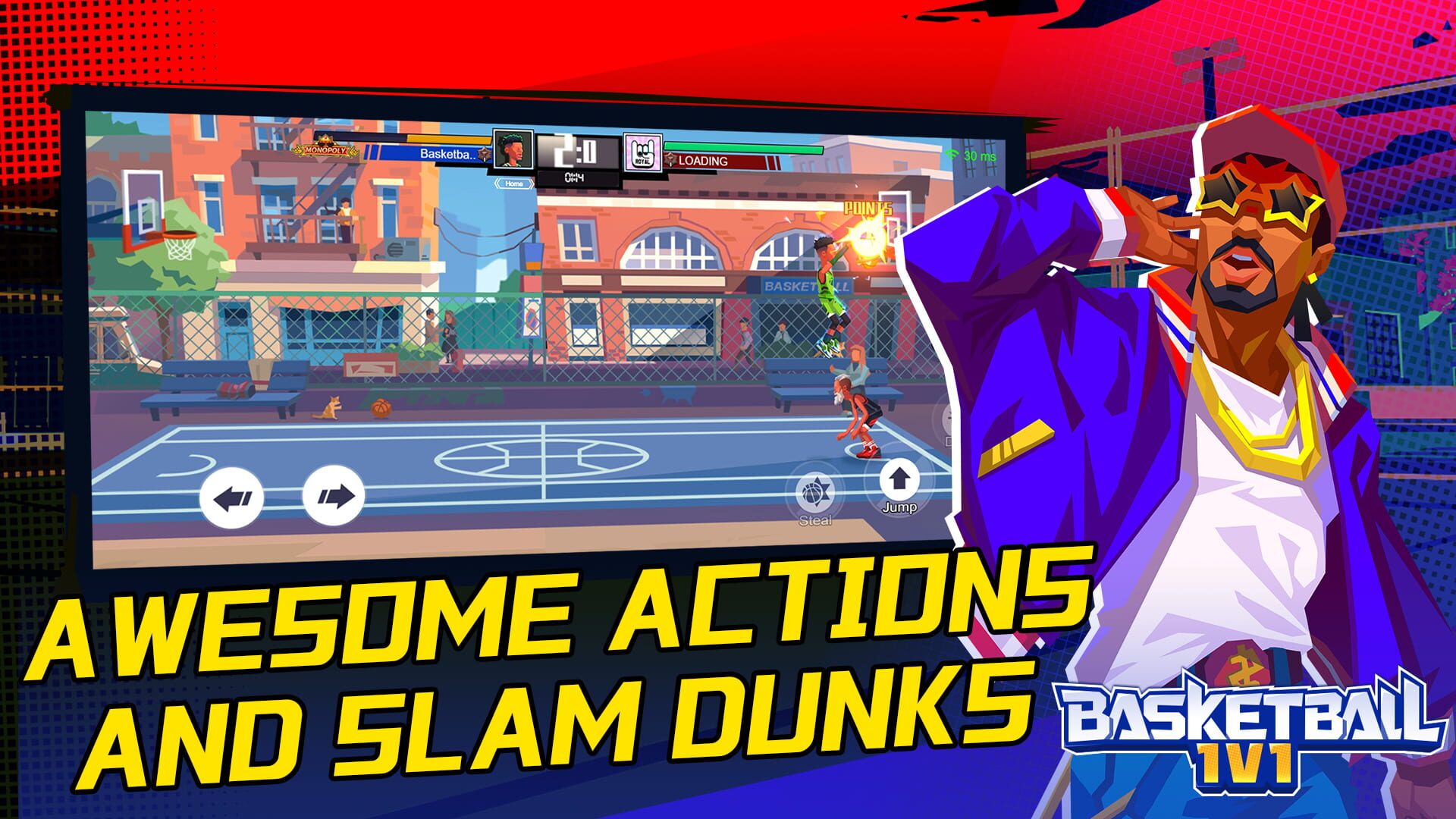 Basketball 1v1 - Screenshot