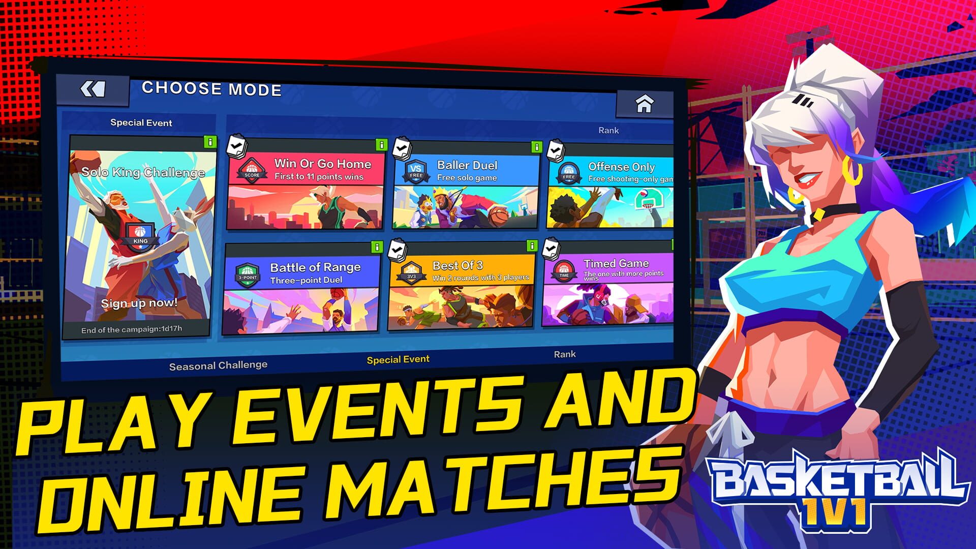 Basketball 1v1 - Screenshot