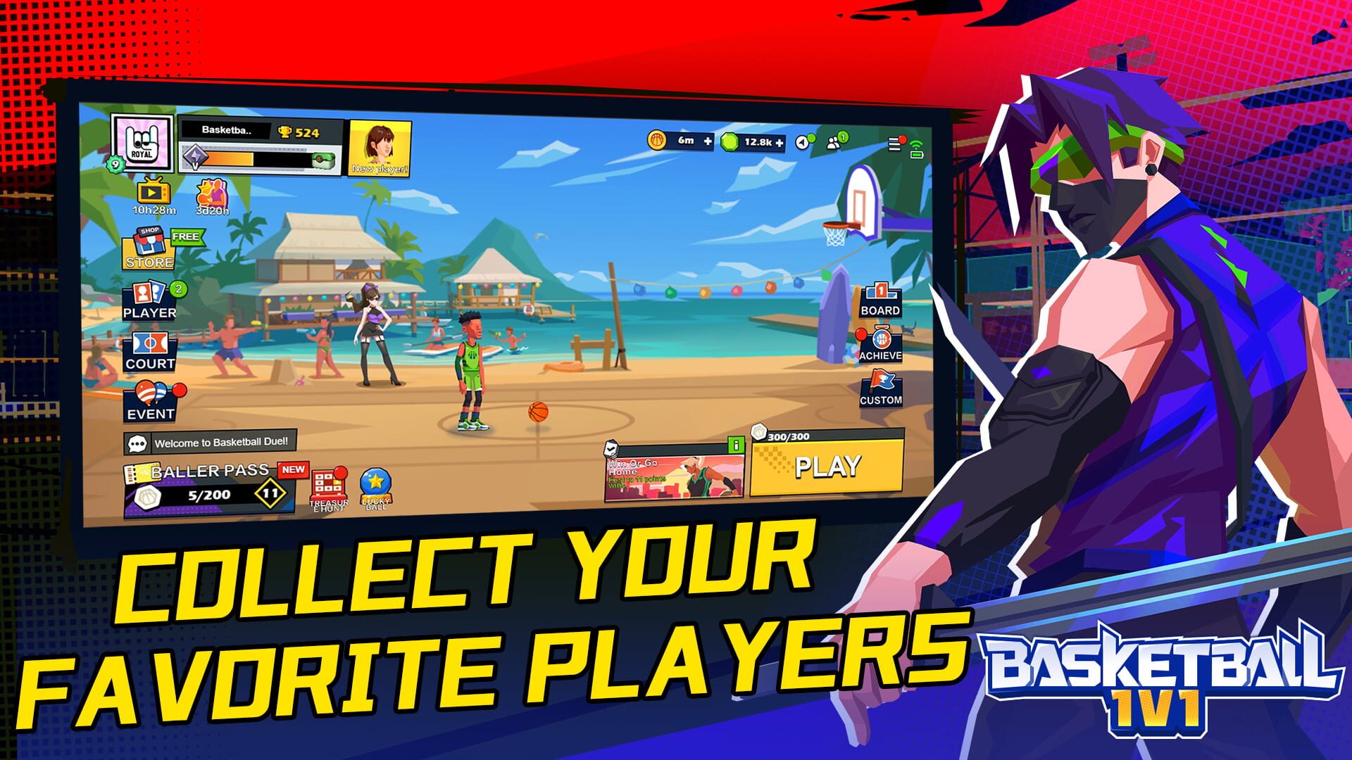 Basketball 1v1 - Screenshot