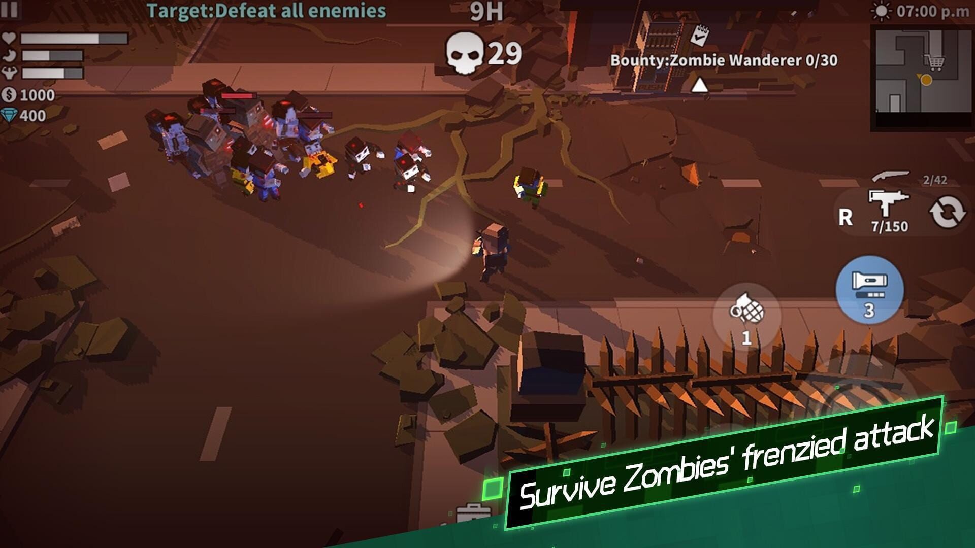 Gunslinger: Zombie Survival 2019 - Screenshot