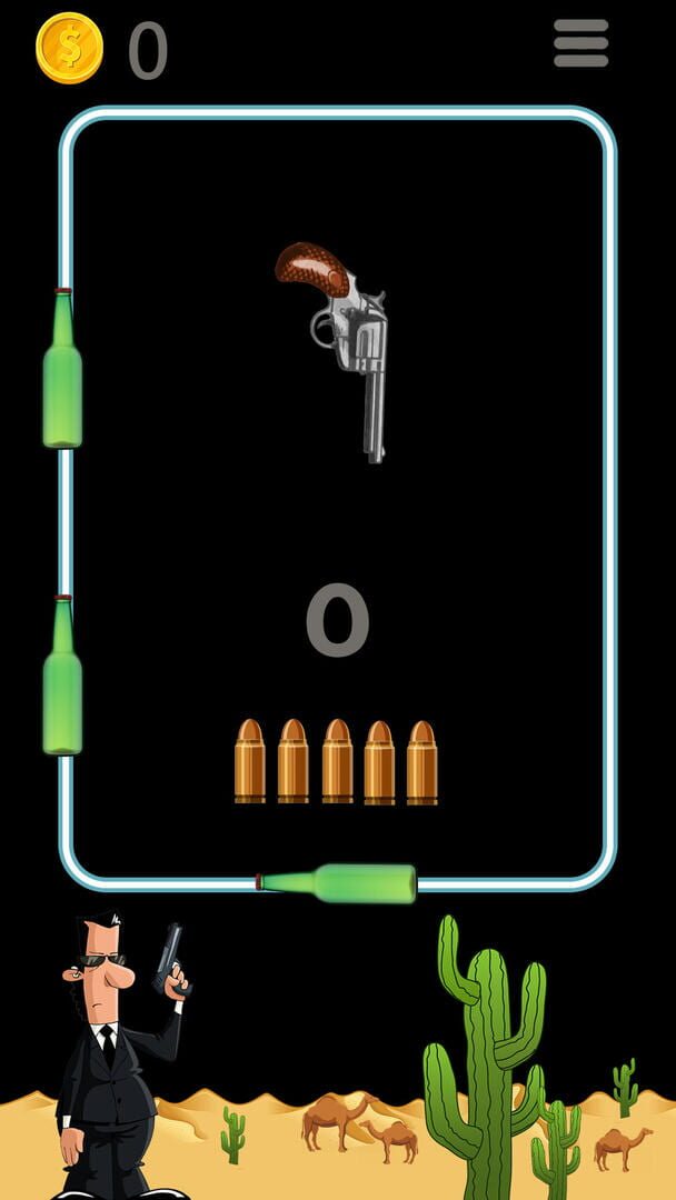 Gun vs. Bottles - Screenshot