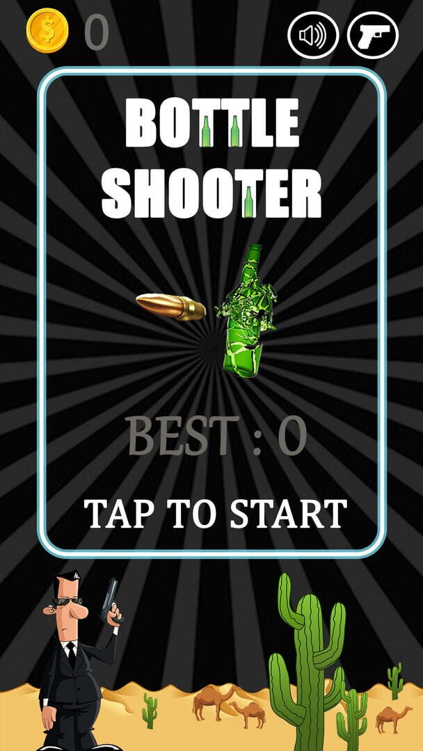 Gun vs. Bottles - Screenshot