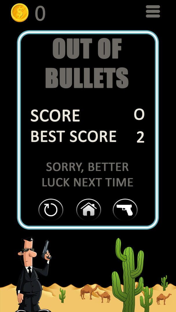 Gun vs. Bottles - Screenshot