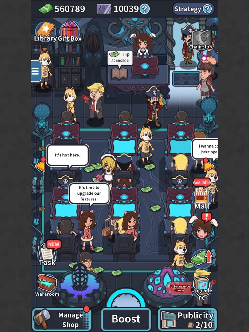 Gamer Cafe - Screenshot