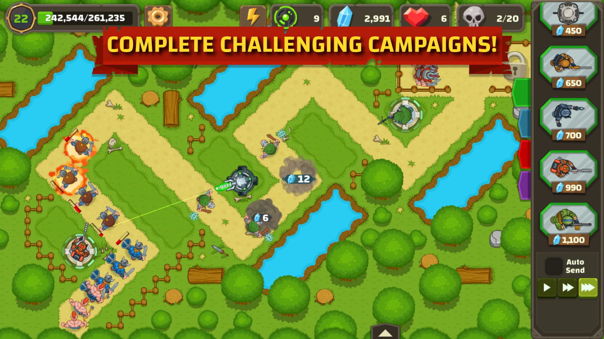 Ancient Allies Tower Defense - Screenshot