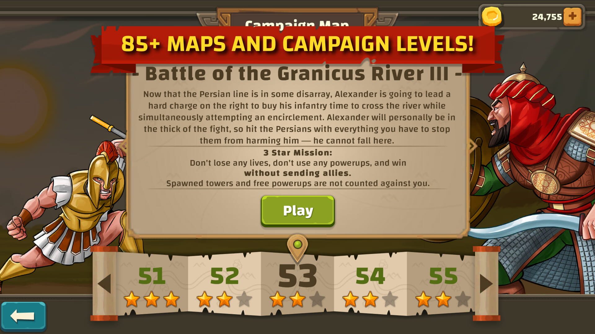 Ancient Allies Tower Defense - Screenshot