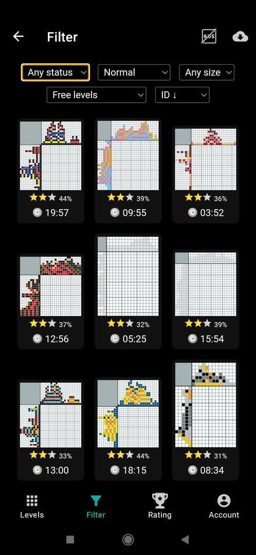Nonograms - Screenshot