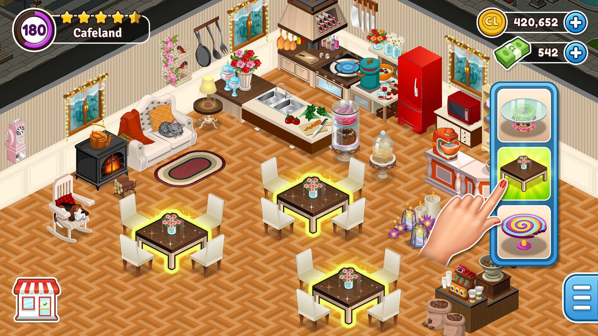 Cafeland: Restaurant Cooking - Screenshot