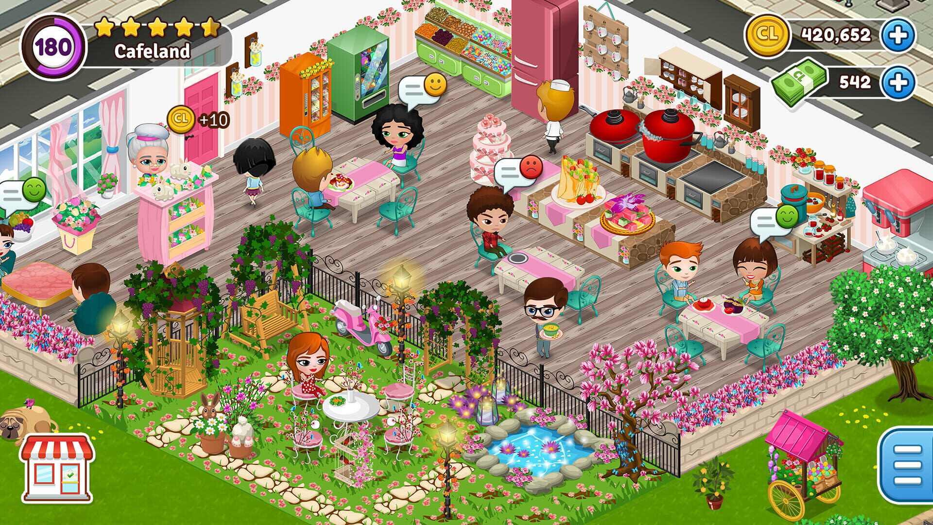 Cafeland: Restaurant Cooking - Screenshot