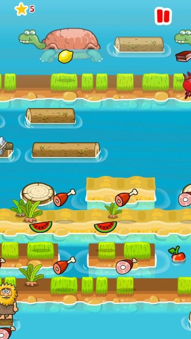 Adam and Eve: Crossy River - Screenshot