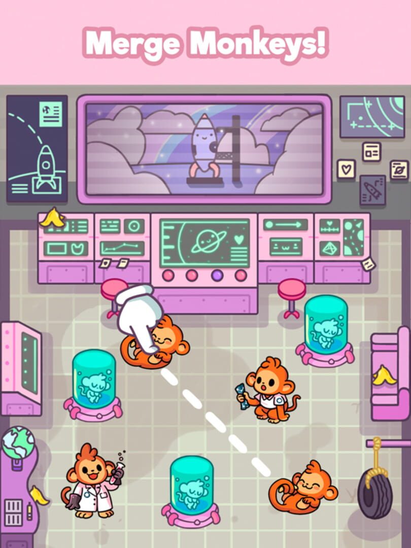 Monkeynauts: Merge Monkeys! - Screenshot