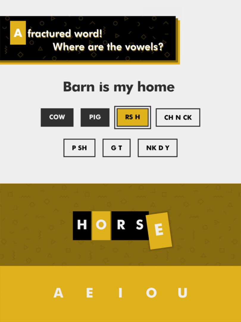 Vwls: A Game About Vowels! - Screenshot