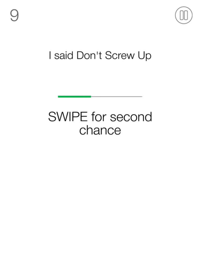 Don't Screw Up! screenshot