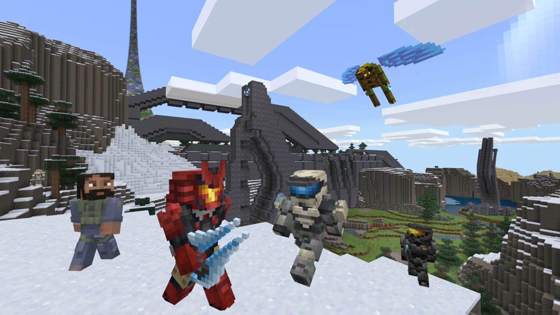 Captura de pantalla - Minecraft: Master Chief Mash-up