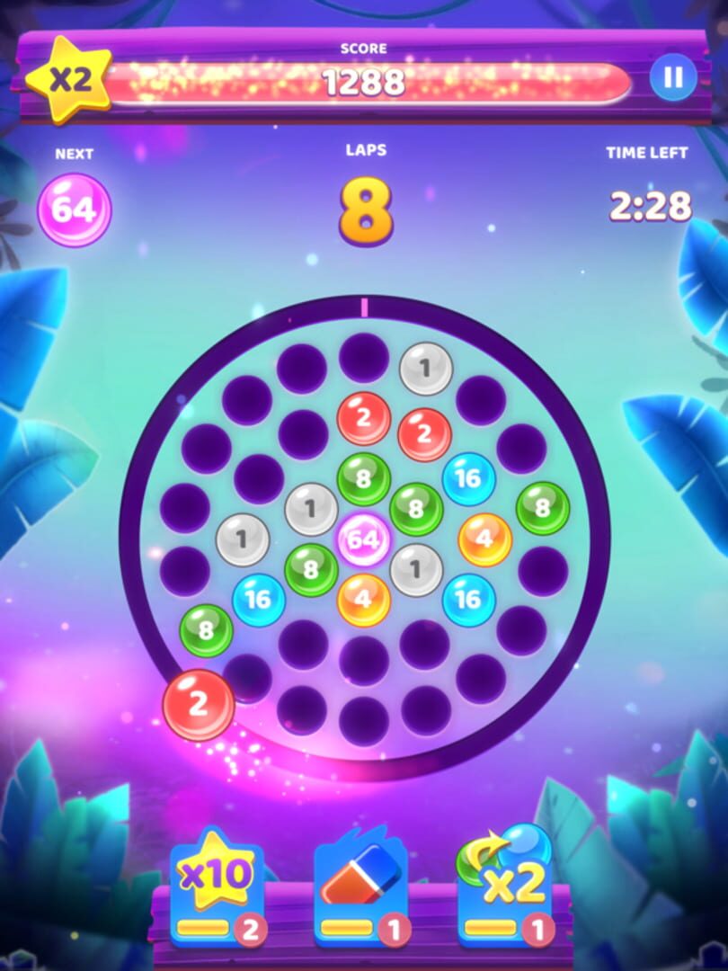 Laps Fuse: Puzzle with Numbers - Screenshot