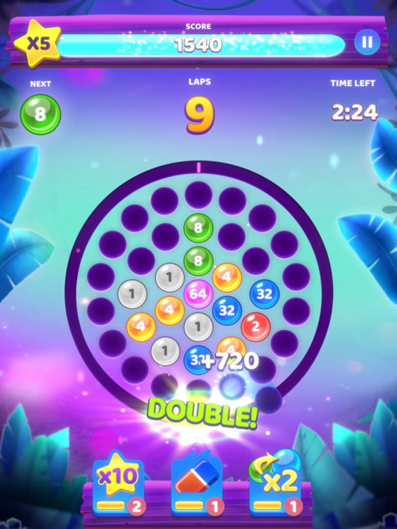 Laps Fuse: Puzzle with Numbers - Screenshot
