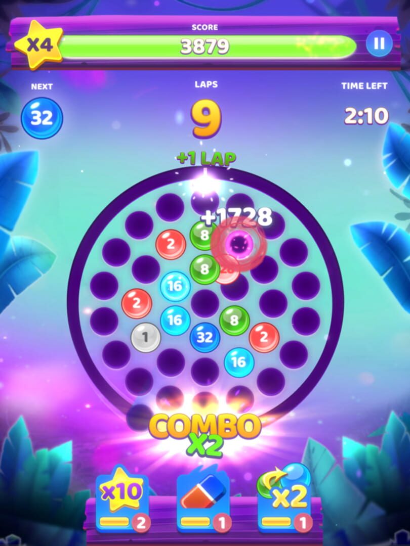 Laps Fuse: Puzzle with Numbers - Screenshot