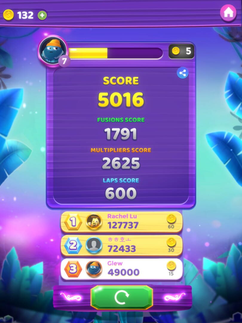 Laps Fuse: Puzzle with Numbers - Screenshot