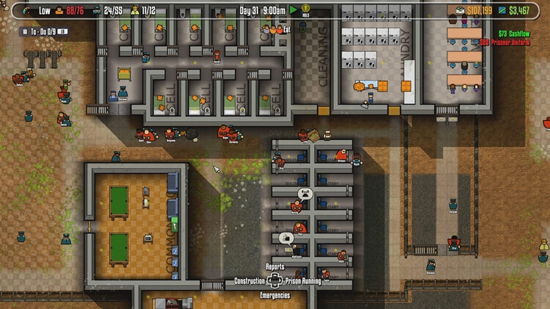 Captura de pantalla - Prison Architect: Xbox 360 Edition