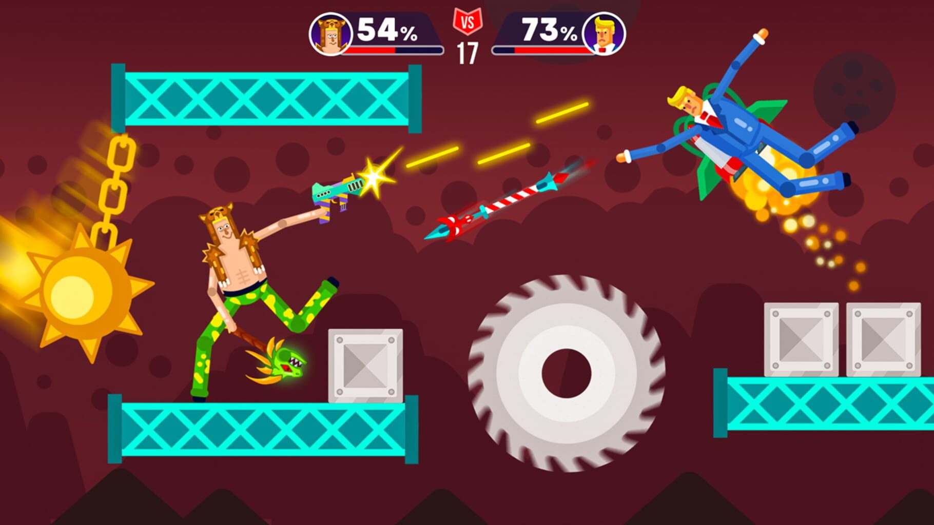Captura de pantalla - Ragdoll Rage: Heroes Arena