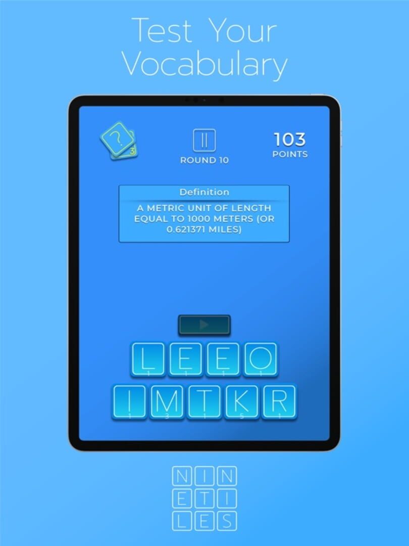Nine Tiles - Screenshot