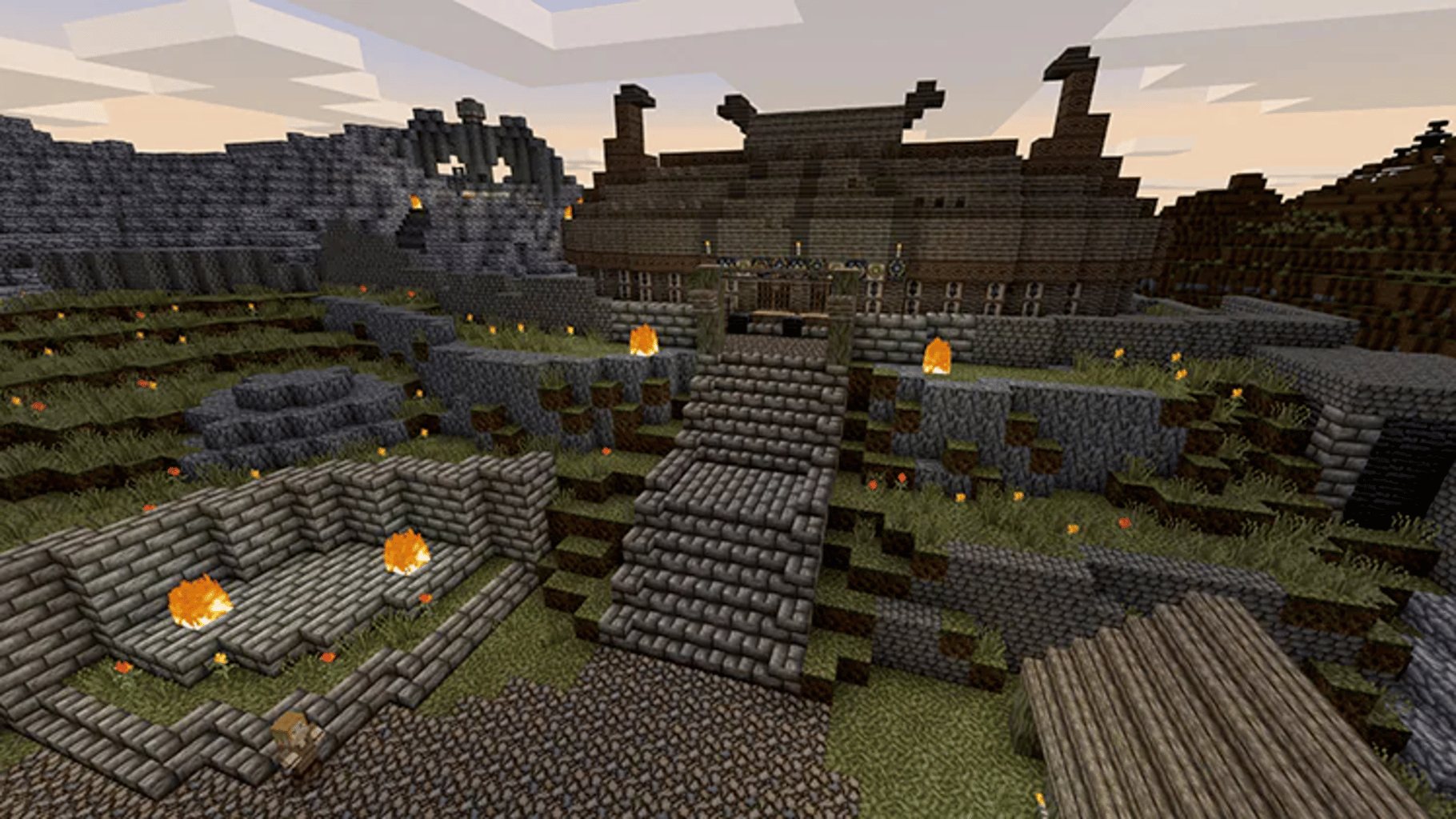 Minecraft: Dragonborn Mash-up screenshot