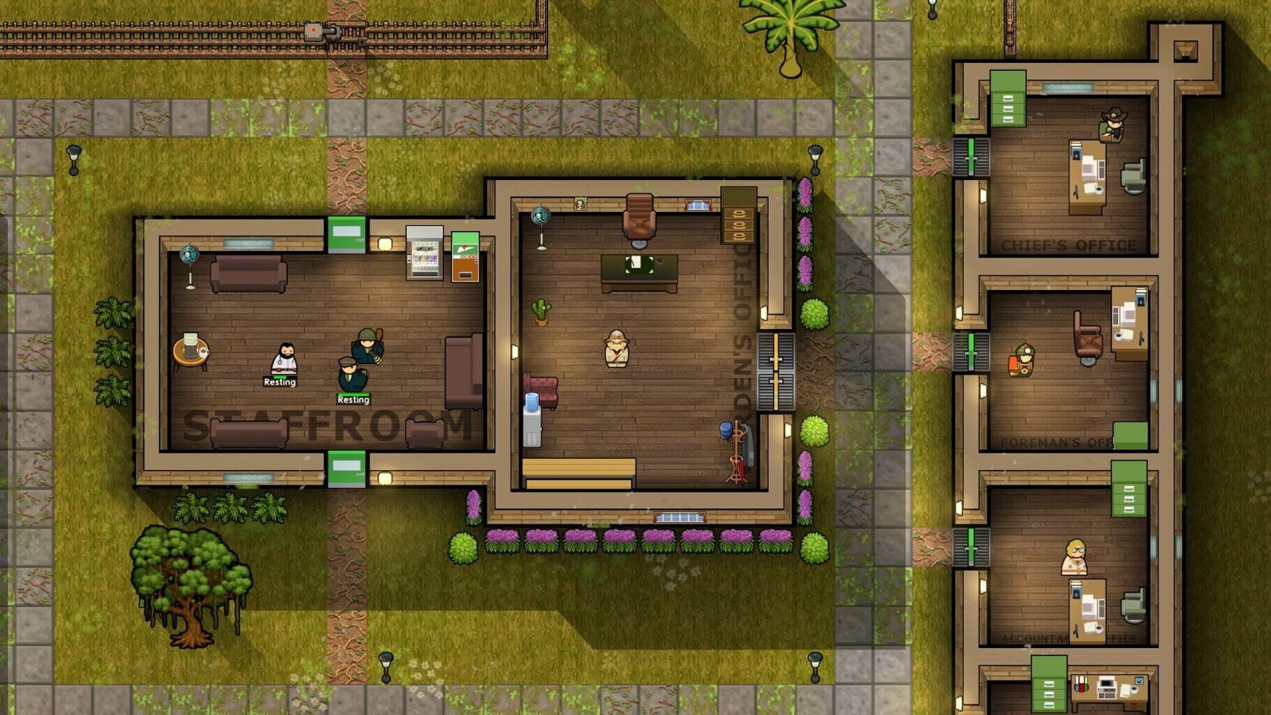 Captura de pantalla - Prison Architect: Jungle Pack