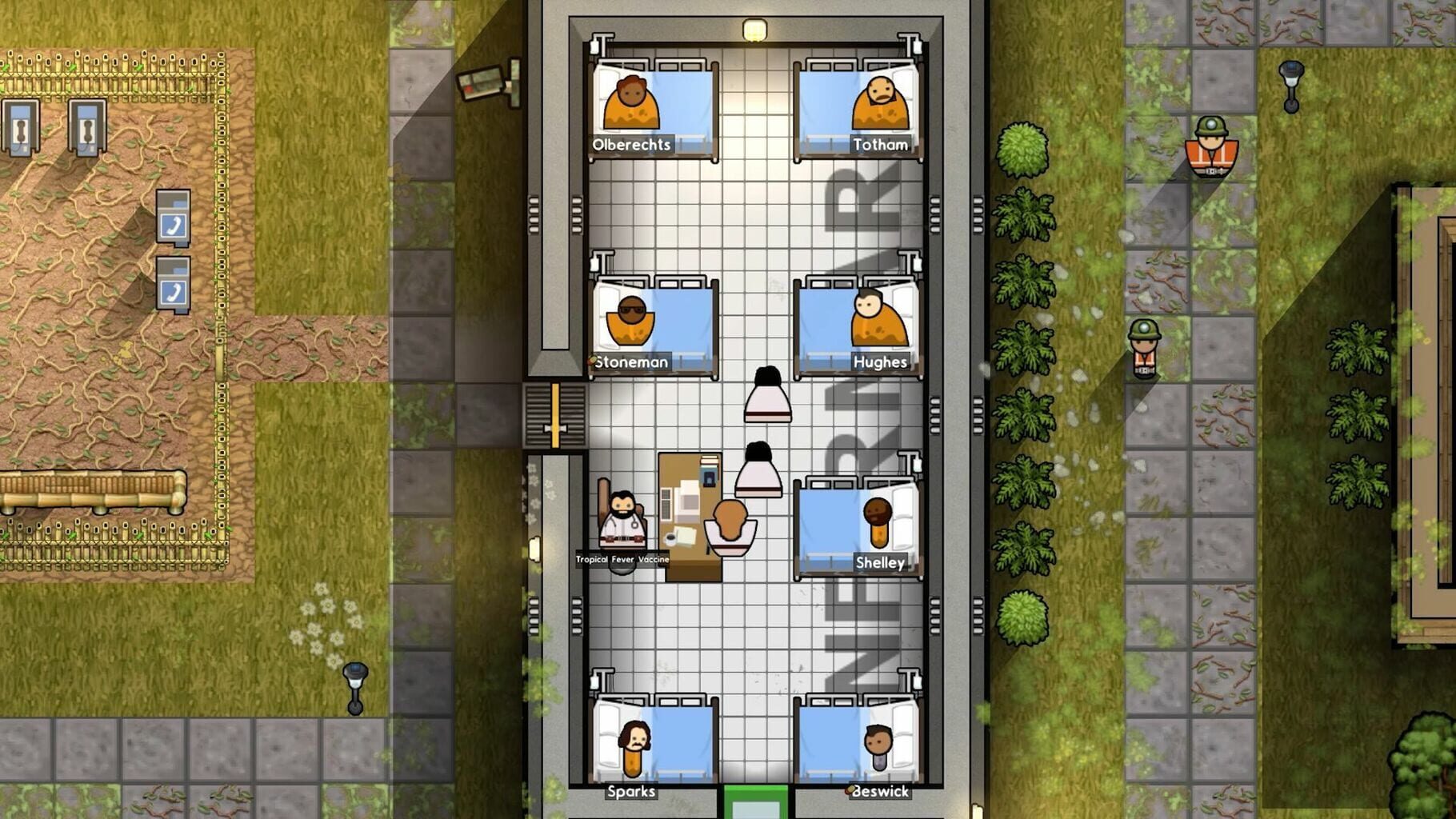 Captura de pantalla - Prison Architect: Jungle Pack