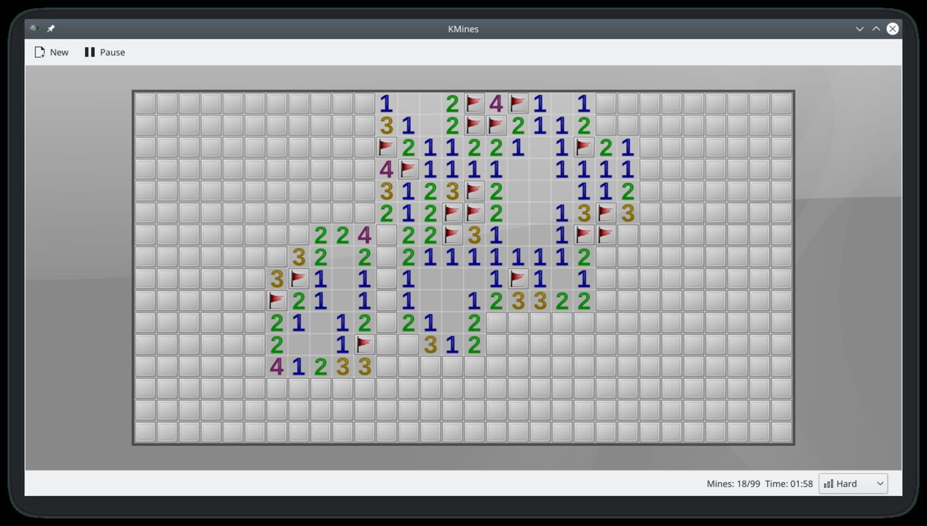 KMines - Screenshot