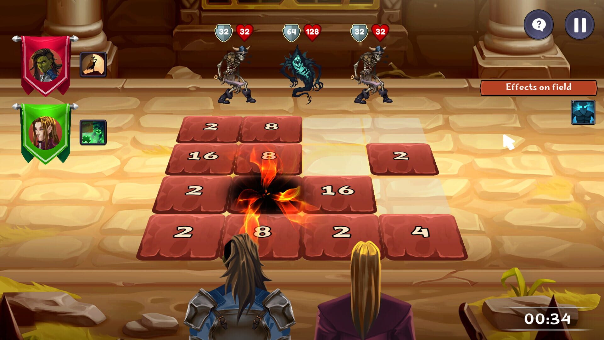 Battle of 2048: Fantasy Edition - Screenshot