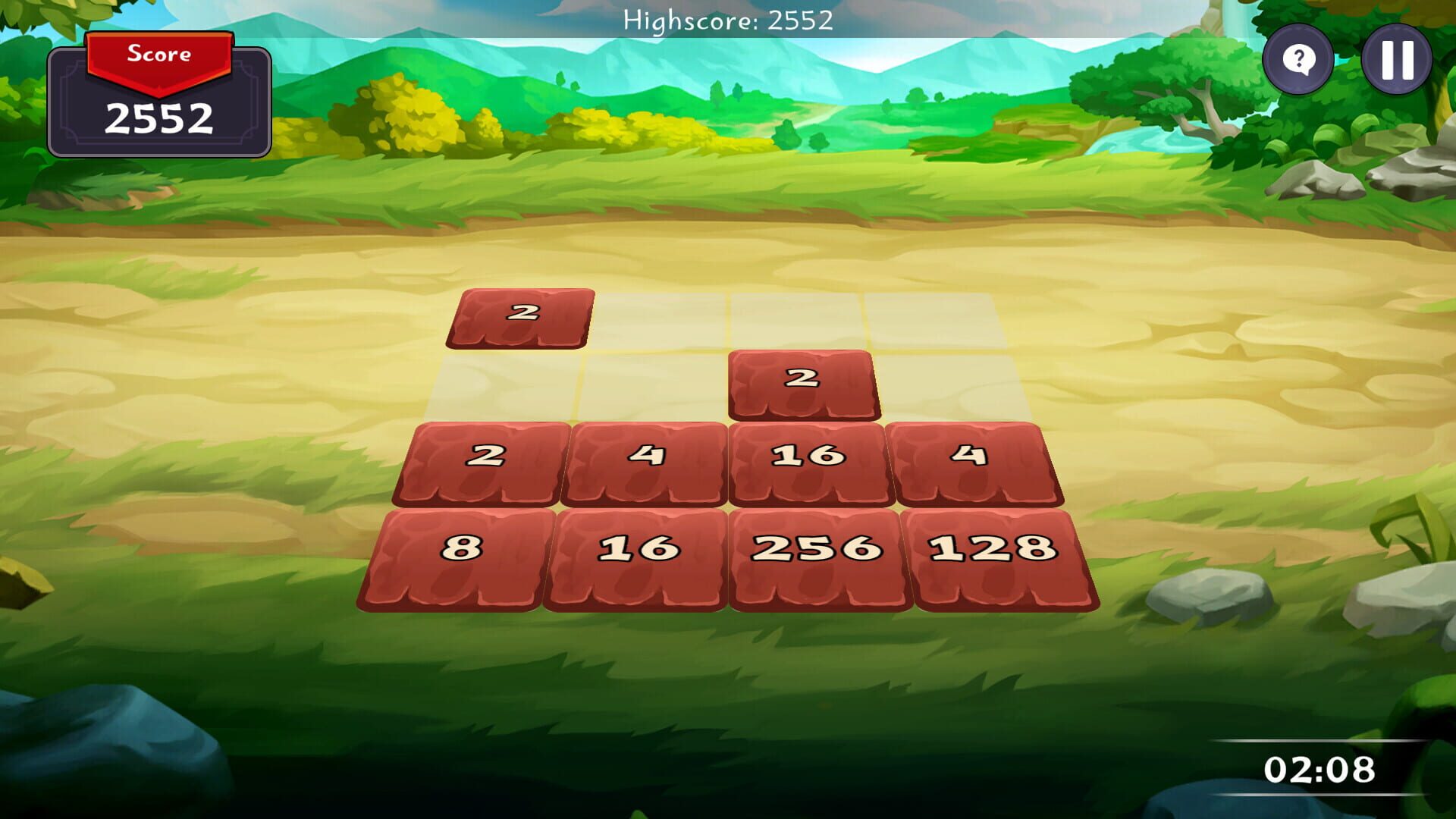 Battle of 2048: Fantasy Edition - Screenshot