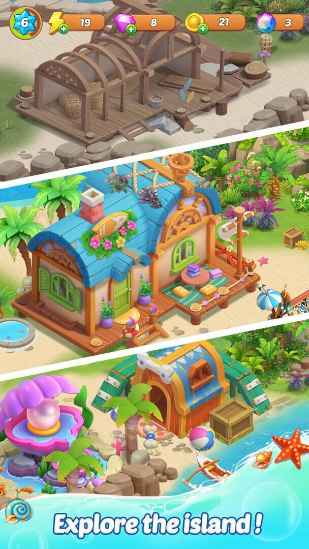 Adventure Island Merge - Screenshot