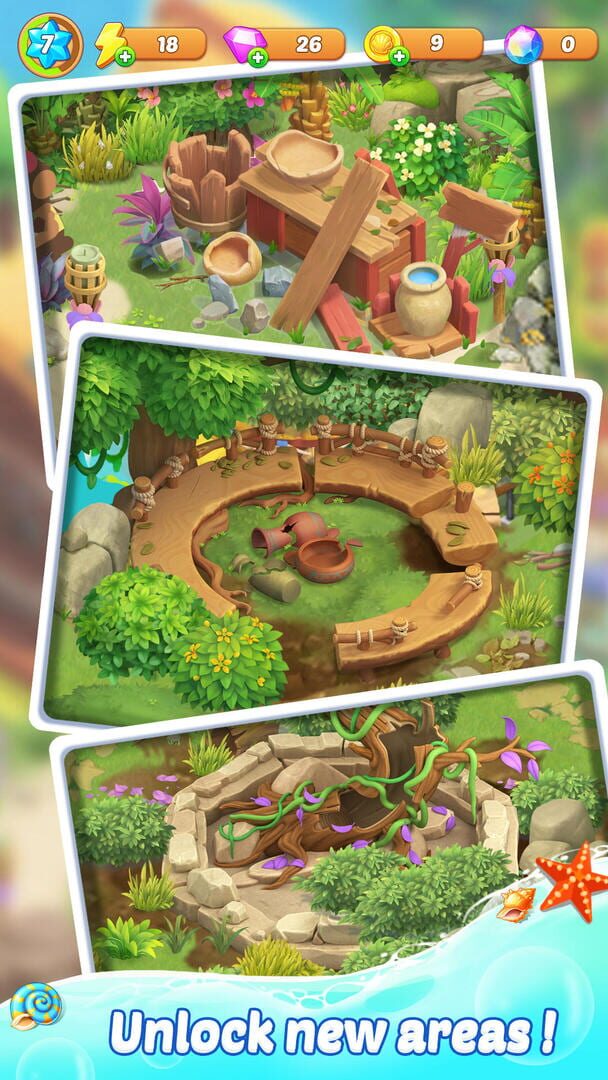 Adventure Island Merge - Screenshot
