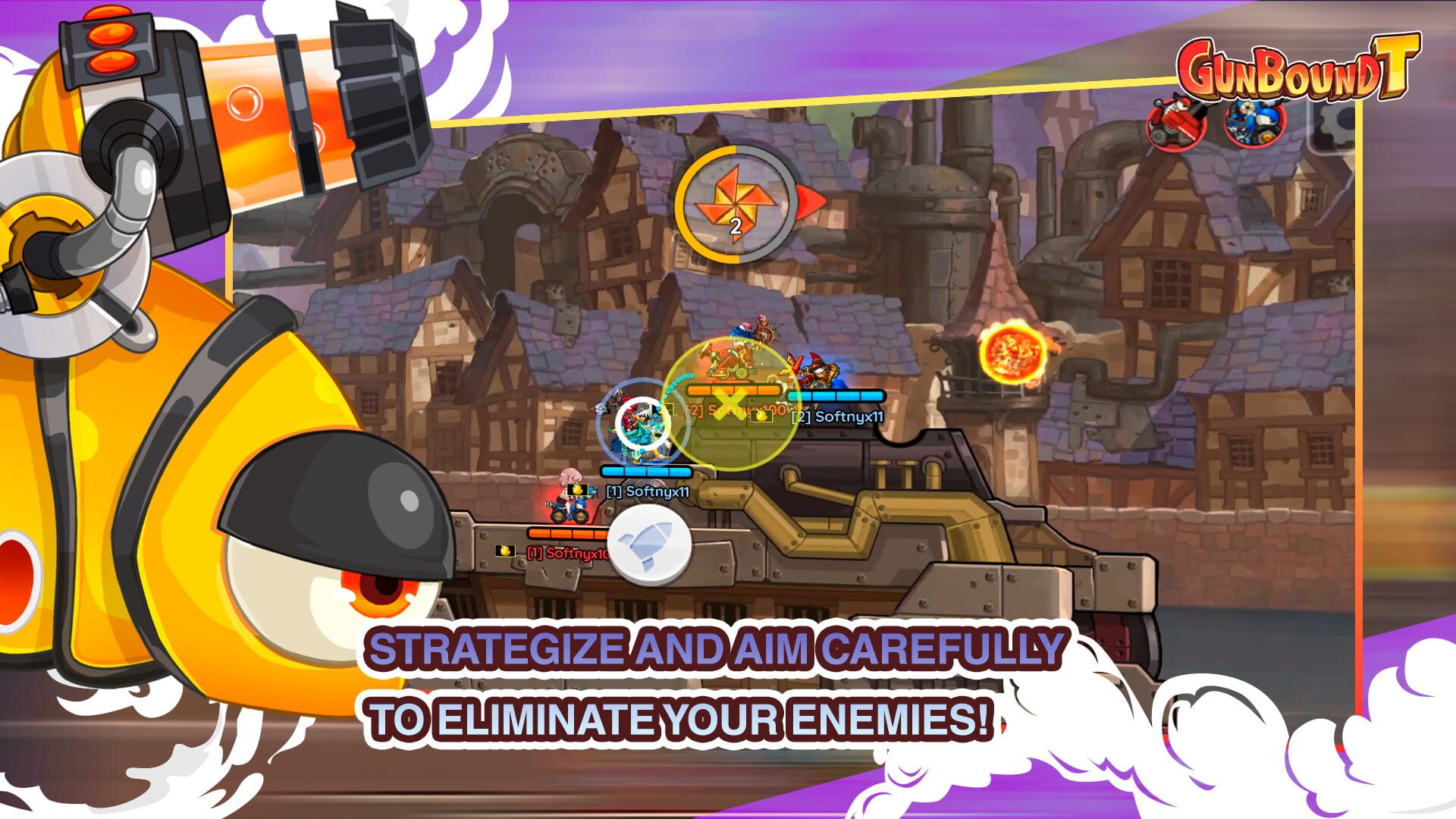 Gunbound T - Screenshot