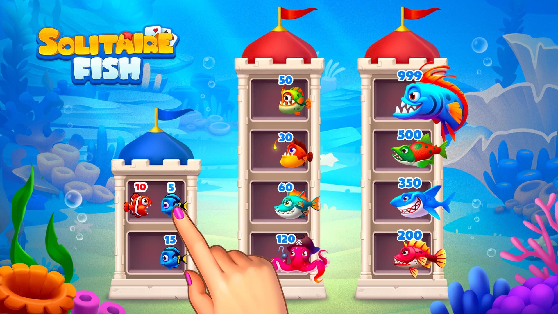 Solitaire Fish - Screenshot