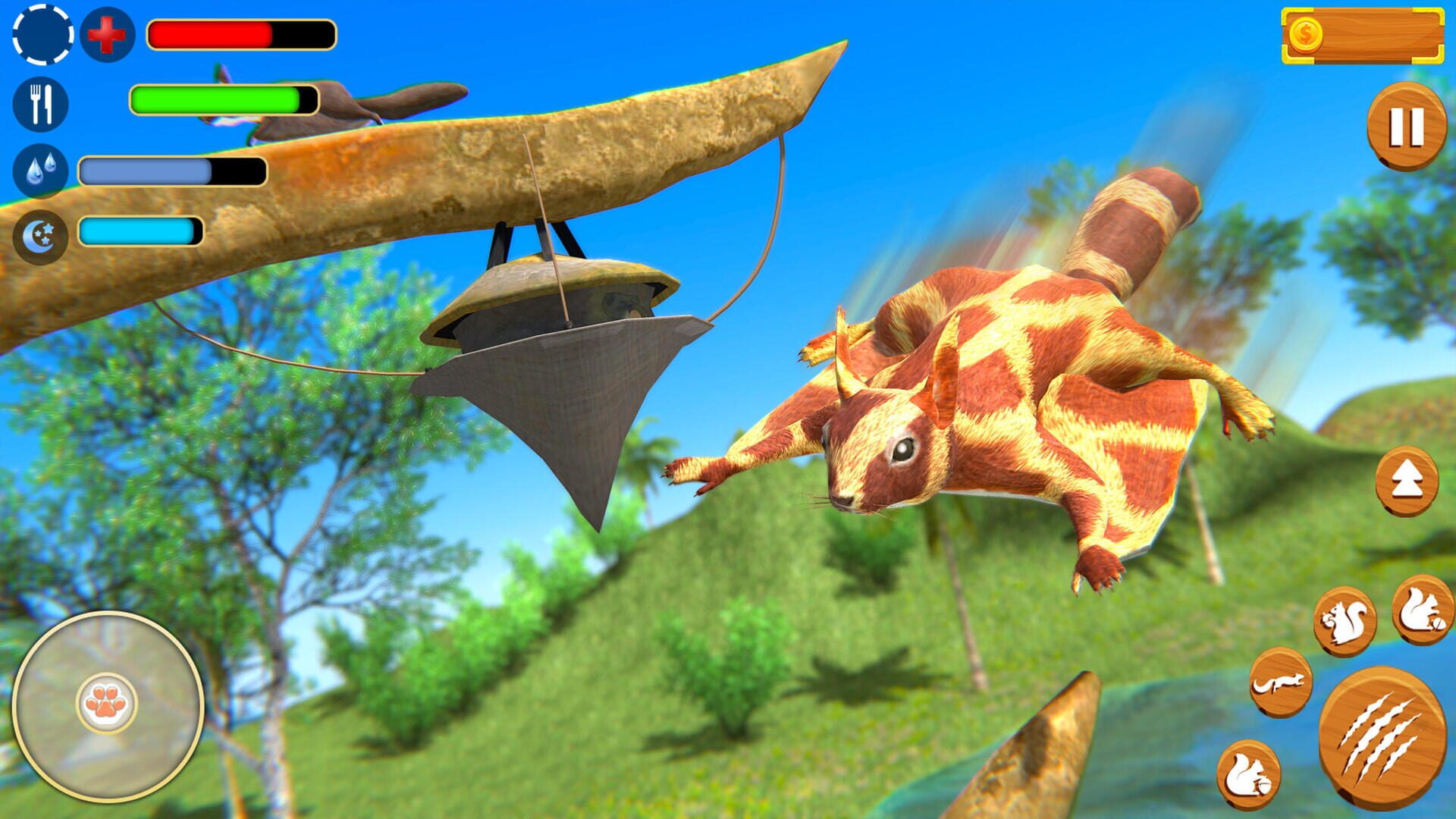 Wild Squirrel Family Sim 3D - Screenshot